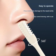 Manual Nose Hair Trimmer Double Headed Nose Razor Washable Shaver Earpick Trim Cleaning Nasal Cavity