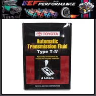 100% ORIGINAL TOYOTA TYPE-IV AUTO TRANSMISSION OIL ATF FLUID 4L