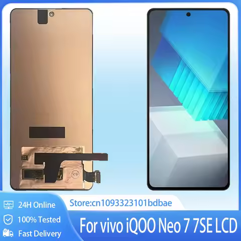 6.78" AMOLED For vivo iQOO Neo 7 7SE LCD Display Touch Screen Digitizer Assembly Replacement For iQO
