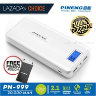 [GENUINE] 2024 Pineng Power Bank 20000mAh PN 999 External Battery Pack power with LED Indicator For 