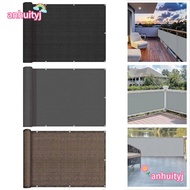 AHTY Balcony Shade Cloth, 3/5/6M Waterproof Sun Shading Sails, Thicken Fence Patio Protection  Fence