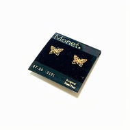 •Duchess•  MONET細緻蝴蝶雕刻耳環