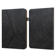 全城熱賣 - 適用於Amazon Kindle Paperwhite 5 2021 純色壓條紋平板皮套（黑色）