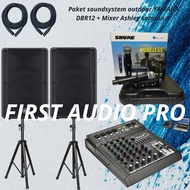 Ready Paket 6 soundsystem outdoor YAMAHA DBR12 + Mixer Ashley samson 4