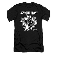 KATUN AGNOSTIC FRONT Men's T-Shirt - Graphic Design, Cotton Material, O-Neck, Short Sleeve, Casual S