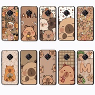 Vivo S1 Pro x50 lite Y9S capybara Soft black TPU color phone case