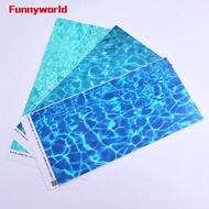 NEW&gt;&gt;Water Pattern Paper Sand Table Swimming Pool Accessories Diorama Scenery