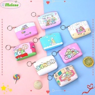 MELENE San-X Sumikko Gurashi Coin Bag Women Girls Pouch Cartoons Pattern Wallet Zipper Pocket