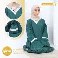 Qiraa - FATIMAH (Pine) Telekung Work - Telekung Travel Without Head - Abaya Muslimah Jubah Solat