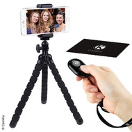 Camkix Flexible Octopus Style Tripod and Bluetooth Remote Control Camera Shutter - Use for Video Cal