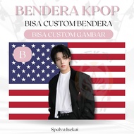 KPOP JAKE ENHYPEN AMERICAN Flag KPOP POSTER/ KPOP FLAG/ Sim Jaeyun KPOP Tapestry/ Kpop Tapestry/