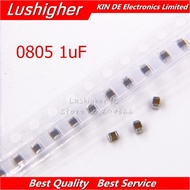 100pcs 0805 1uf 105K 105 100V X7R 10% SMD Ceramic Capacitor MLCC