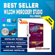 Wilcom Embroidery Studio E4 Software Design untuk membuat design bordir otomatis / WILCOM E4.2 Full
