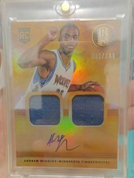 Andrew Wiggins 080/149 Gold Standard card