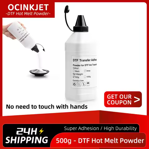 0.5KG DTF Powder DTF Printer Hot Melt Powder for DTF Transfer Film DTF Printer DTF Poliamida Powder 
