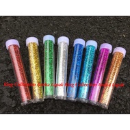 Glitter Powder, 8 Bottles, 8 Colors