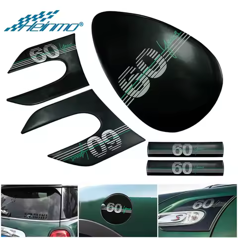 60th Anniversary for Mini Cooper F55 F56 Accessories Decoration Car Styling Decals For Mini F56 Stic