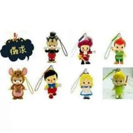 【徵】變裝Q比 迪士尼 丘比 kewpie 邱比特 丘比特 小木偶 袋鼠 虎克船長 彼得潘 愛麗絲 大野狼 三隻小豬 小精靈 小叮噹