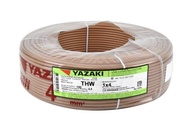 สาย THW4mm. Yazakiยาว100เมตร ของแท้100% ยินดีรับใช้ครับ