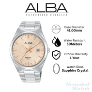 [Official Warranty] Alba AS9V79X1 AS9V79X AS9V79 Men's Analog Stainless Steel Watch Water Resistant 