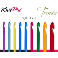 KnitPro Trendz Single Ended Crochet Needle Bright Colors Size 5-12mm Crochet Needle Crochet Crochet 