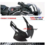 Real Dry Carbon fiber Motorcycle Front Fairing Nose Headlight Cover Panel Cowling For HONDA CBR1000R