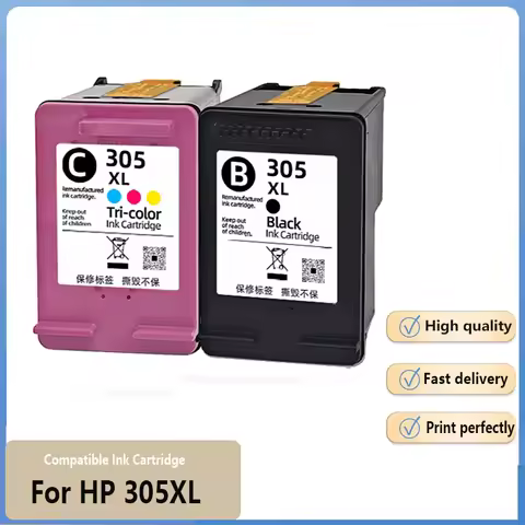 305XL Ink Cartridge Compatible for HP 305 XL DeskJet 2700 2710 2720 2721 2722 2730 4120 4110 4130 41