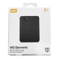 Western Digital 2TB WD Elements Portable USB 3.0 External Hard Drive HDD (Black) for PC & Mac