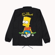 The simpsons skate anime coach jacket - Animated coach jacket - the simpsons coach jacket