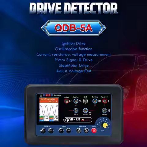 QDB4A QDB-5A Car Sensor Tester Oscilloscope PWM Drive Ignition Tool Simulator Driver Multimeter Moto