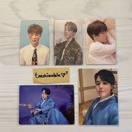 Bts park jimin memories 2018 BR bluray official photocard & spc mpc dalmajung jm selca & pc lys answ