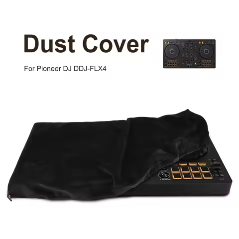 Washable Protective Cover with Elastic Band Reusable Sleeve Compatible for Pioneer DDJ-FLX4 DJ Contr
