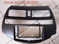 กรอบจอแอนดรอยด์ หน้ากากวิทยุ หน้ากากวิทยุรถยนต์ HONDA ACCORD G8 ปี2010-2014สำหรับเปลี่ยนเครื่องเล่น 2DIN7"_180cm. หรือ จอ Android7"