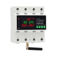 3Phase 380V 100A Tuya WiFi Smart Bi-Directional Energy Power KWh Meter Auto-Reclosing over Under Vol