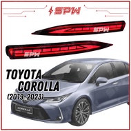Toyota Corolla Altis (2019-2023) Rear Bumper Reflector LED Reflector Daylight DRL Rear Bumper Foglamp Foglight Spotlight