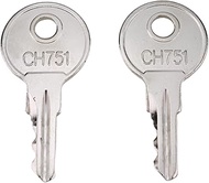 DVPARTS Universal Keys CH751 Compatible with RV Campers, Storage Lockers, Boats, Display Cases, T-Ha