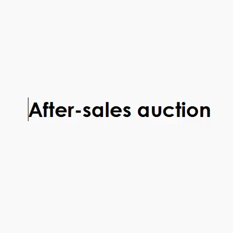 After-sales Auction 2
