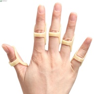 NEEDWAY Oval Finger Splint, Ring Sleeve Finger Cuff Finger Splint Support, Bend of Finger Joint Fixator Oval Waterproof Skin Finger Joint Stabilizer Deformed Hammer Finger