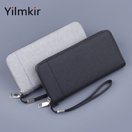 Zipper Long Multifunctional Wallet Casual Men Clutch Bag Fashion Business Men's Large Capacity Multi