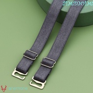 ANEMONE Stainless Steel Bra Straps, Solid Color Adjustable Bra Shoulder Straps, Elastic Double-Shoulder Anti-slip Buckle Belt Bra Accessories Underwear Shoulder Strap Sport