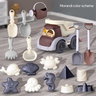 Children's Pastel Colored Pretend Play Fun Beach Toys Beach Set For Outdoor Water Play T7w0