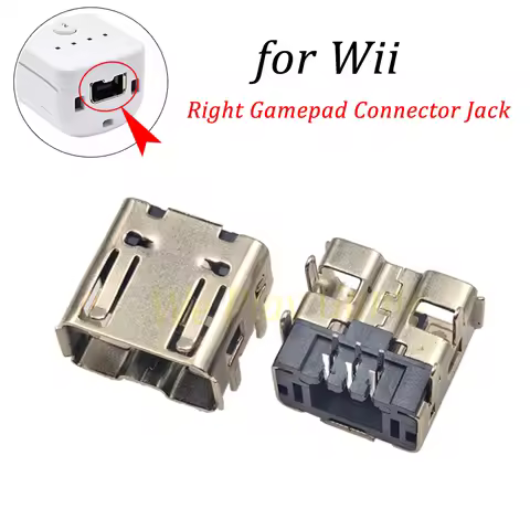1/5/10/50PCS Replacement Jack Socket Dock Connector Port For Nintendo Wii Controller Right Gamepad C