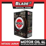 Mitasu MJ101 SN 5W-30 ILSAC GF-5 100% Synthetic Gold Motor Oil 4L