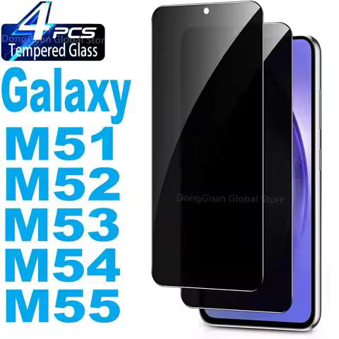 For Samsung Galaxy M51 / M52 / M53 / M54 / M55 Anti Spy Tempered Glass Screen Protector Privacy Glas
