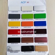 KATALOG ACP ALUMINIUM COMPOSITE PANEL  COLOR KARTU WARNA CARD COLOUR CARD APC COLOR COMPOSIT PILIH