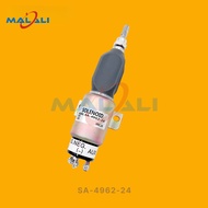 Malali Shut-off Solenoid Valve for Cummins SA-4962-24 1751-24E7U1B1A 1751-12A6U1B1S5 (Diesel Fuel Cu