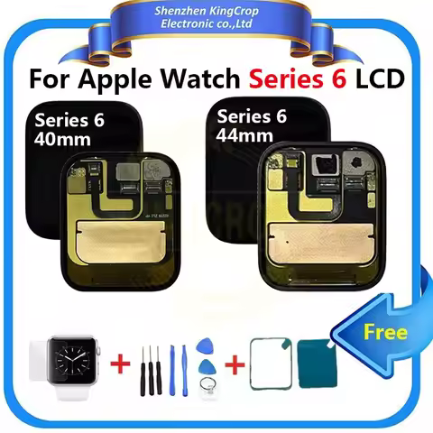 Original For Apple Watch Series 6 LCD Display Touch Screen Digitizer Series6 S6 40mm/44mm Pantalla R