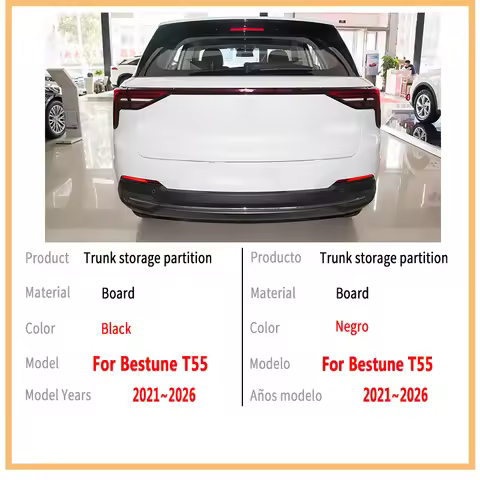 Car Accessories For Bestune T55 2021~2026 Thickening Trunk Storage Partition Multifunction Storage A
