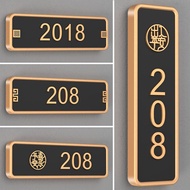 LUCKY Customized Acrylic House Number Plate Household Creative Unique Room Number Room Number Sticke