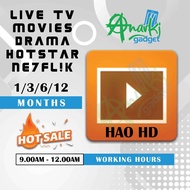 1/3/6/12 Months - HAO HD haohd For All Android TV / Phone (Anarki)